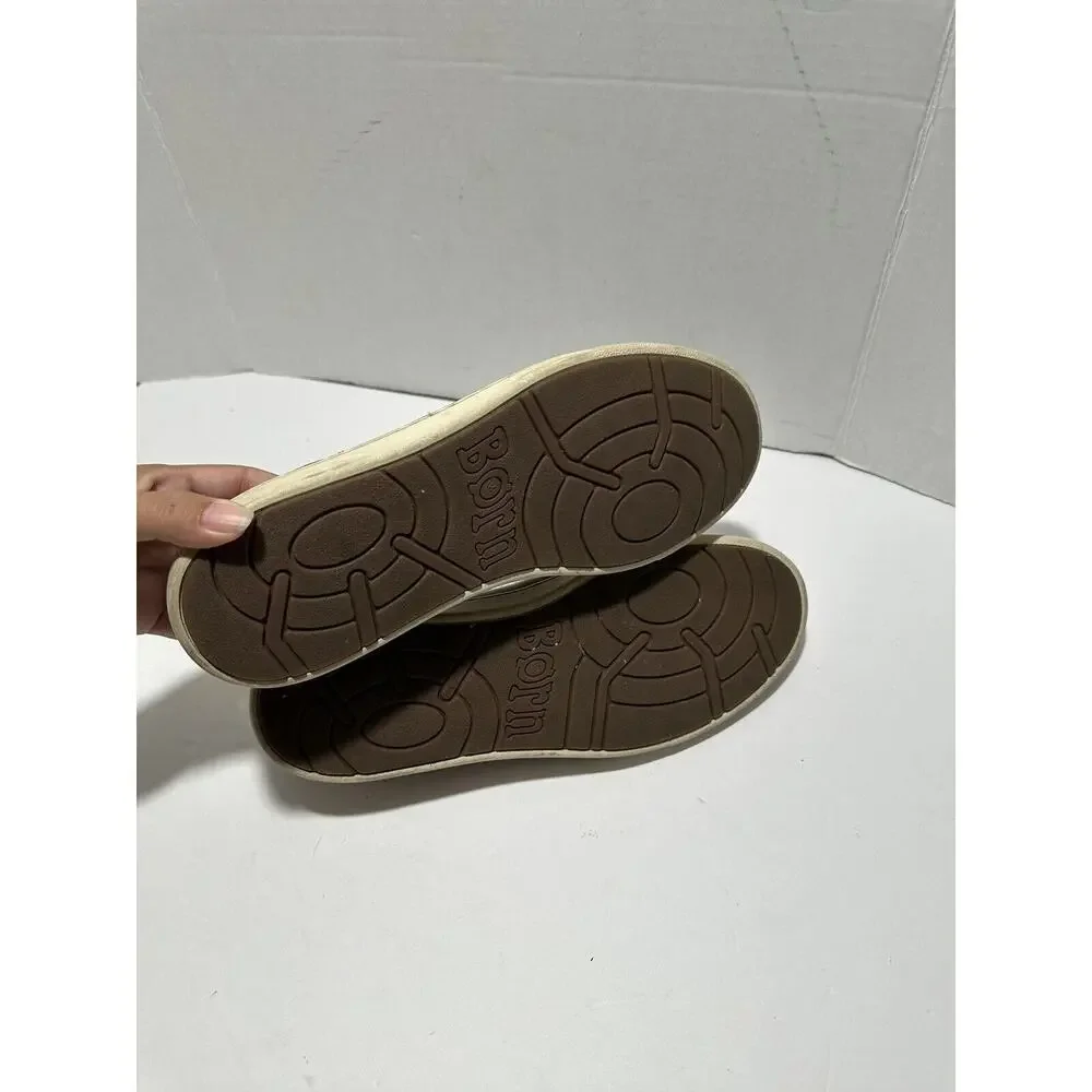 Born Aleksander Leather Loafers Mens Sz 10 M H58116 Brown Slip on‎ Shoes